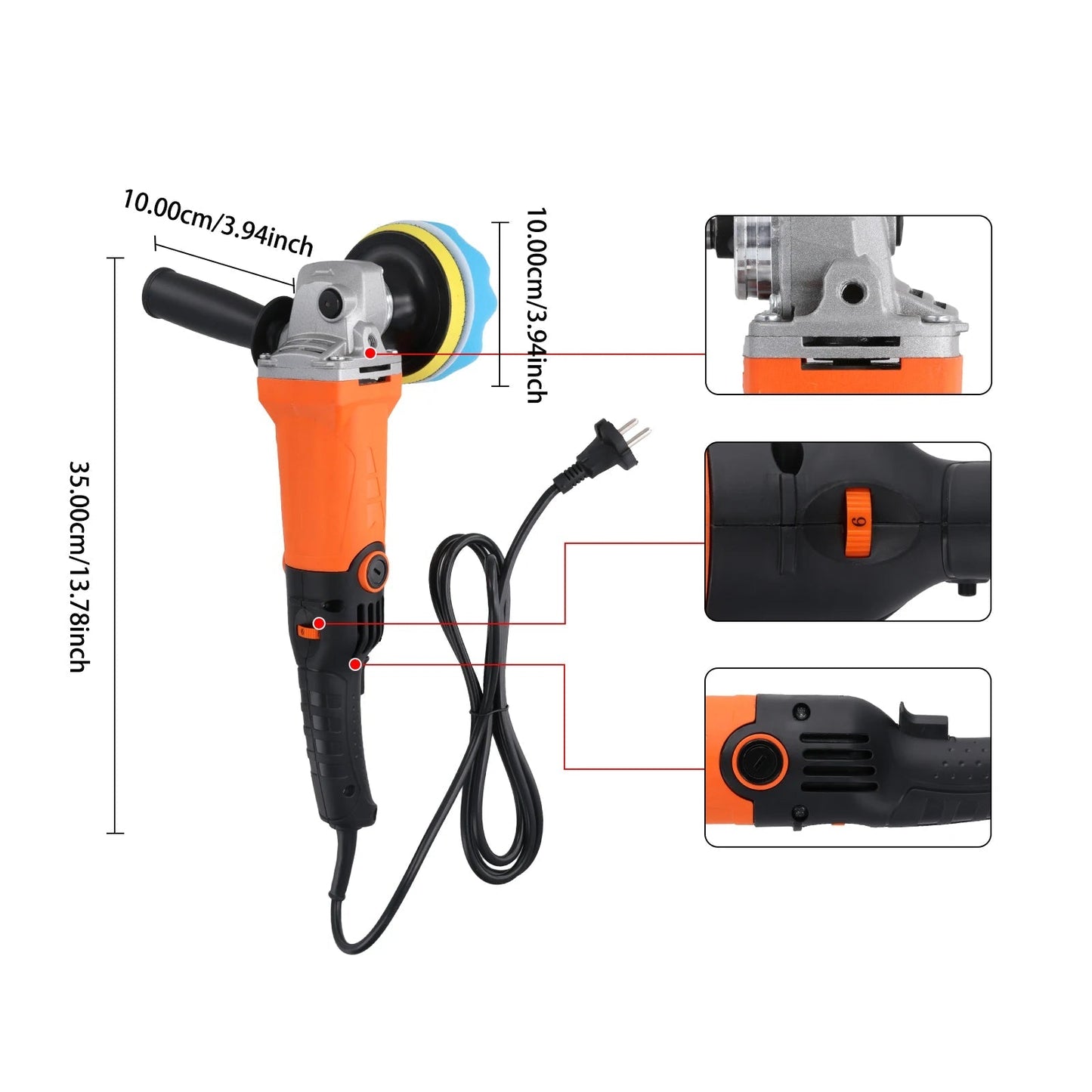 Polisseuse 1200W Nos Anciennes Allemandes