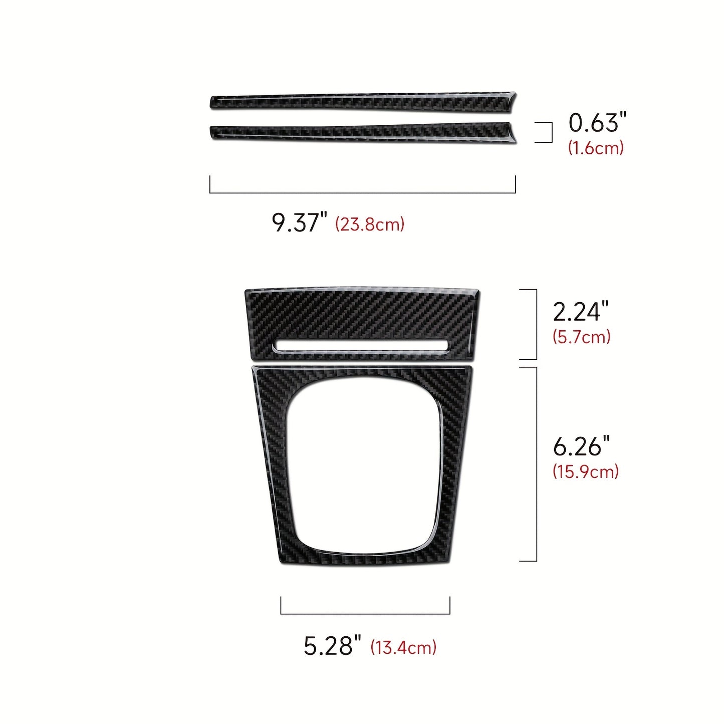 Console Centrale Carbone Audi A3