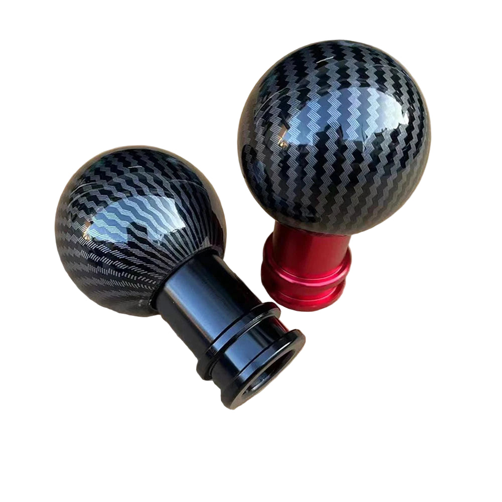 Pommeau de Levier de Vitesse Rond Carbone