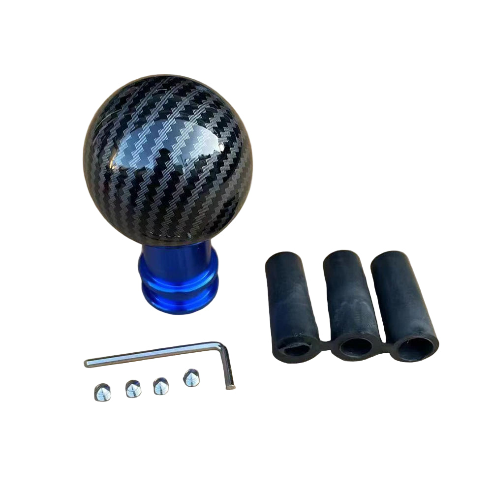 Pommeau de Levier de Vitesse Rond Carbone Nos Anciennes Allemandes