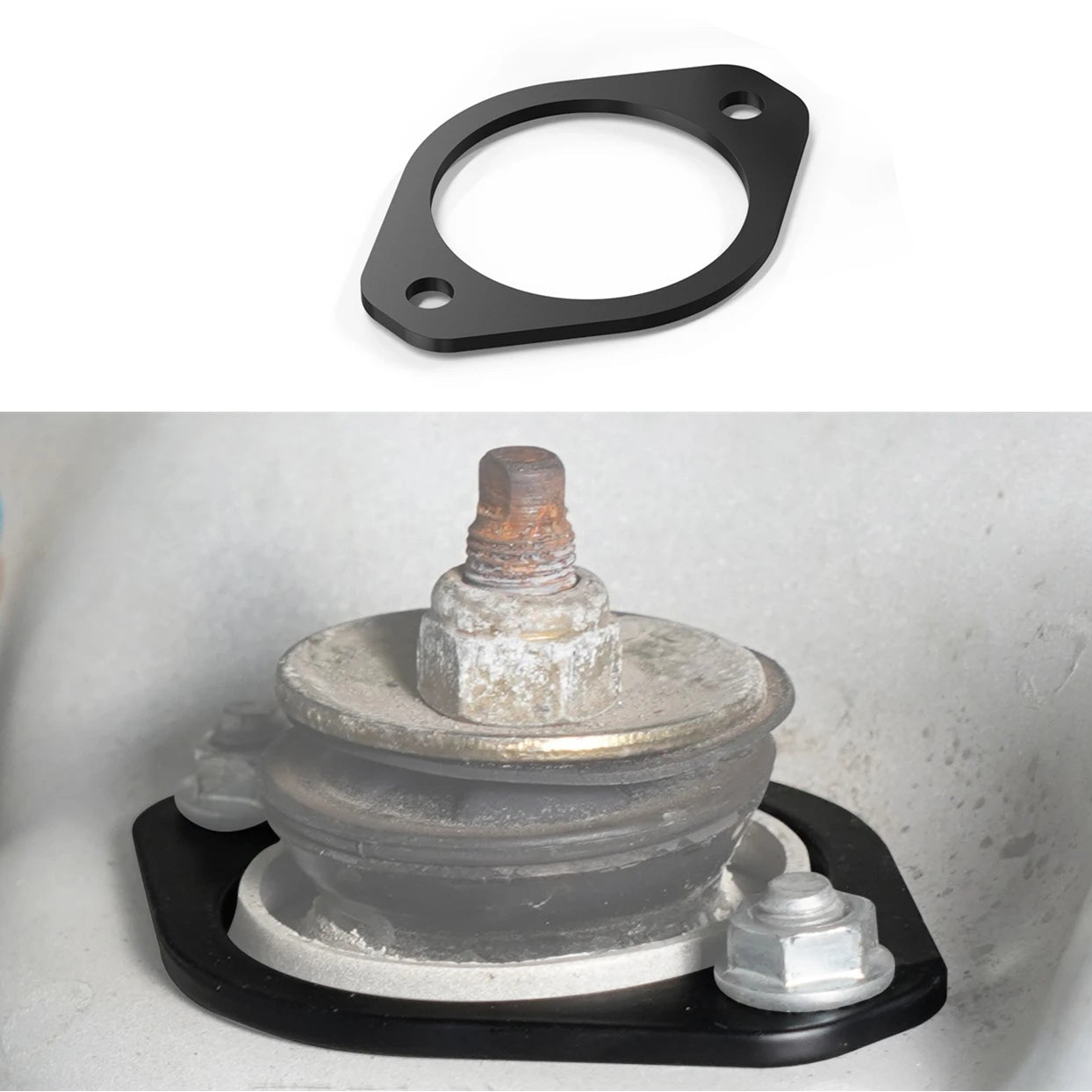 Plaque de renfort de fixation d'amortisseur arrière pour BMW E46 Nos Anciennes Allemandes