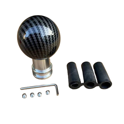 Pommeau de Levier de Vitesse Rond Carbone Nos Anciennes Allemandes