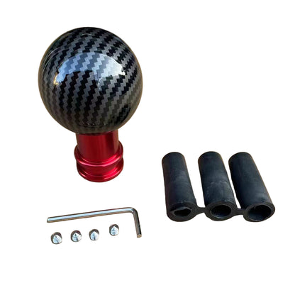 Pommeau de Levier de Vitesse Rond Carbone Nos Anciennes Allemandes