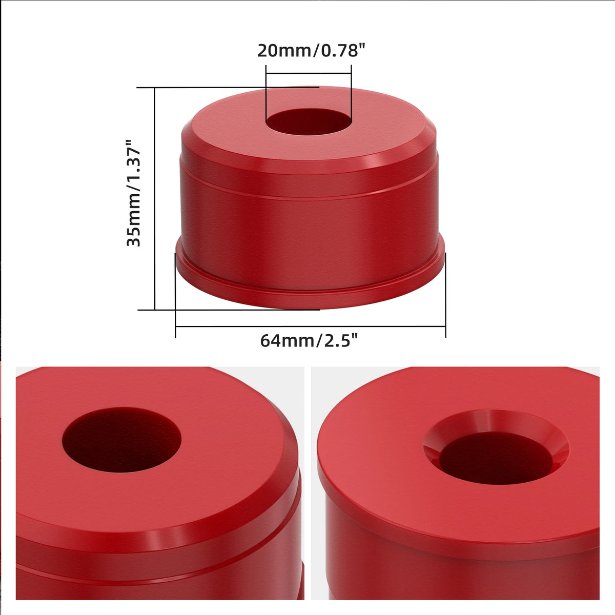 Silent-bloc PU Bras de suspension BMW E36 Nos Anciennes Allemandes