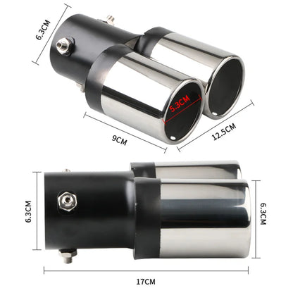 Double Sortie d'Echappement Universelle