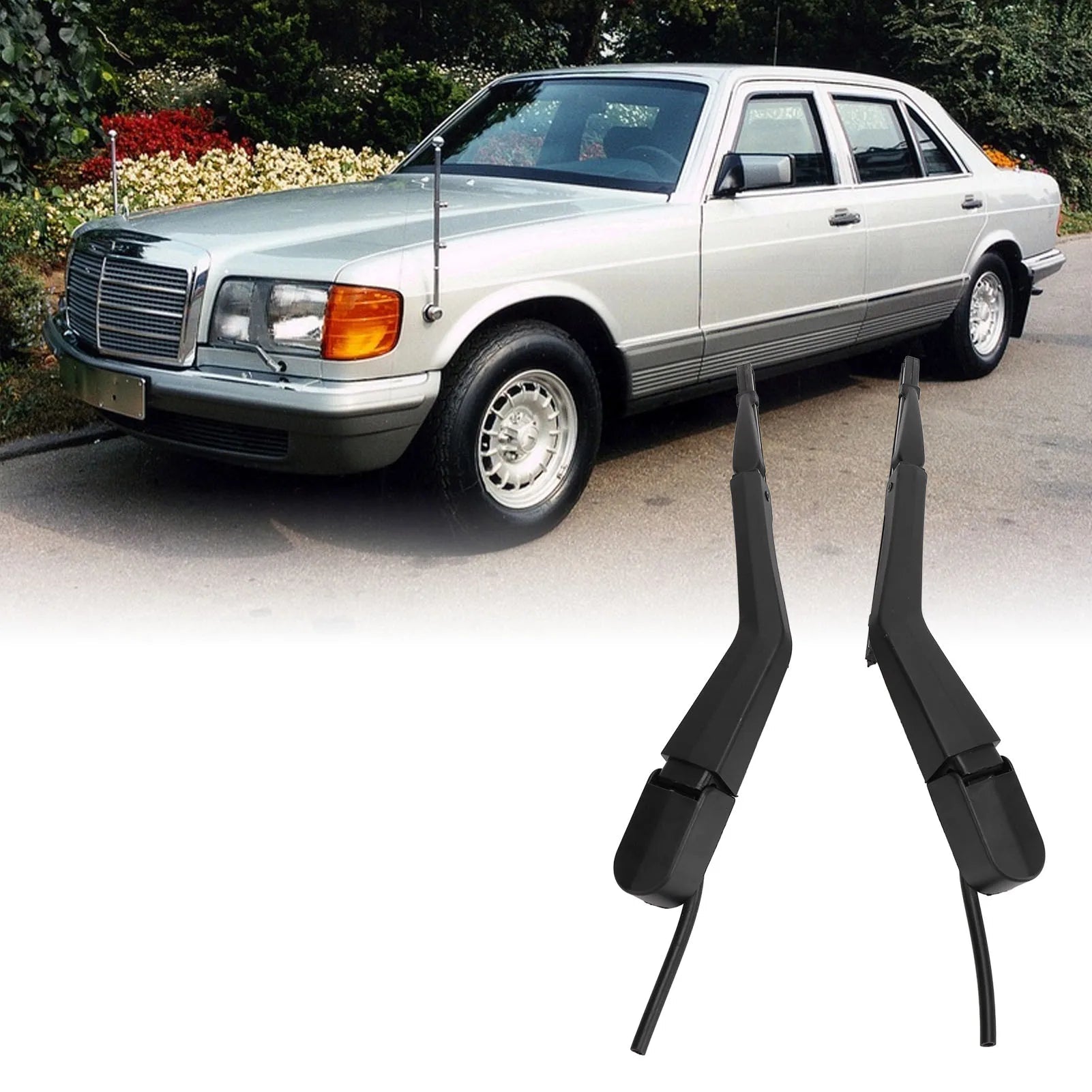 Essuie-glaces de Phares Mercedes W126 Nos Anciennes Allemandes