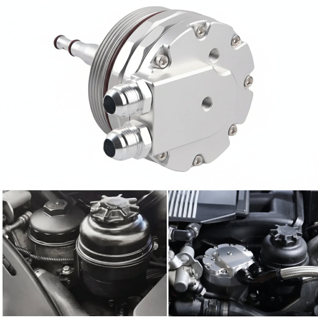 Couvercle de Filtre à Huile pour Radiateur de Refroidissement M52/M54 Nos Anciennes Allemandes