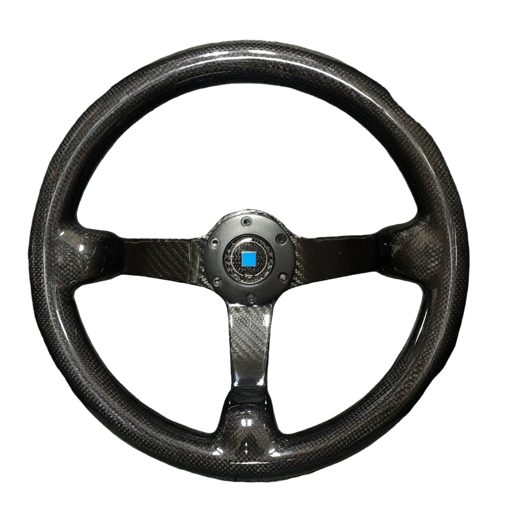 Volant 3 Branches Carbone